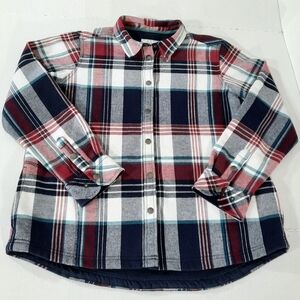 Orvis Pinnacle Plaid Flannel Shirt Jacket